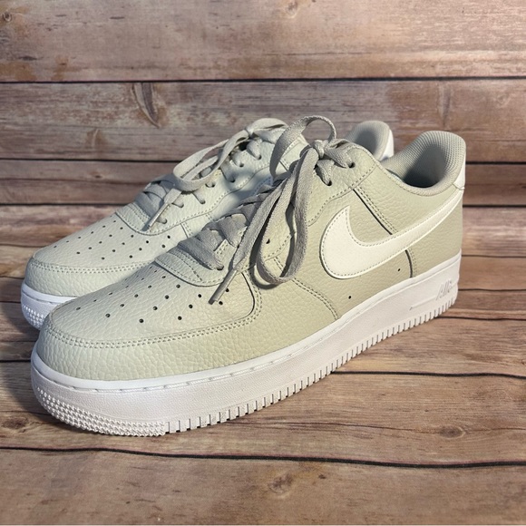 NIKE AIR FORCE 1 "Pebbled_ Leather Pure Platinum CT302-001 Men's Size 12 - Picture 3 of 8